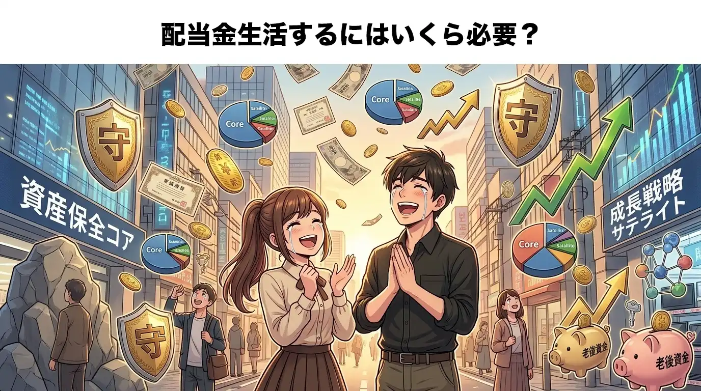 配当金生活するにはいくら必要?50代から始める現実的なシミュレーションと始め方
